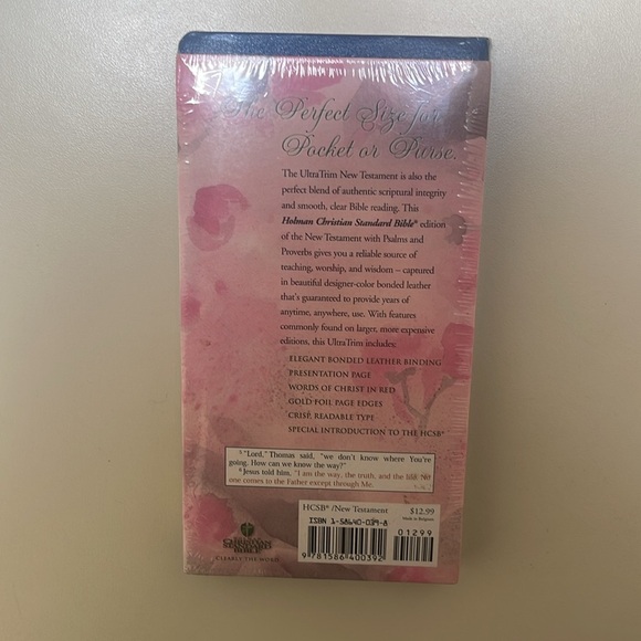 ❤️ 🆕 HOLMAN New Testament with Psalms & Proverbs BLUE Cover - Picture 4 of 4